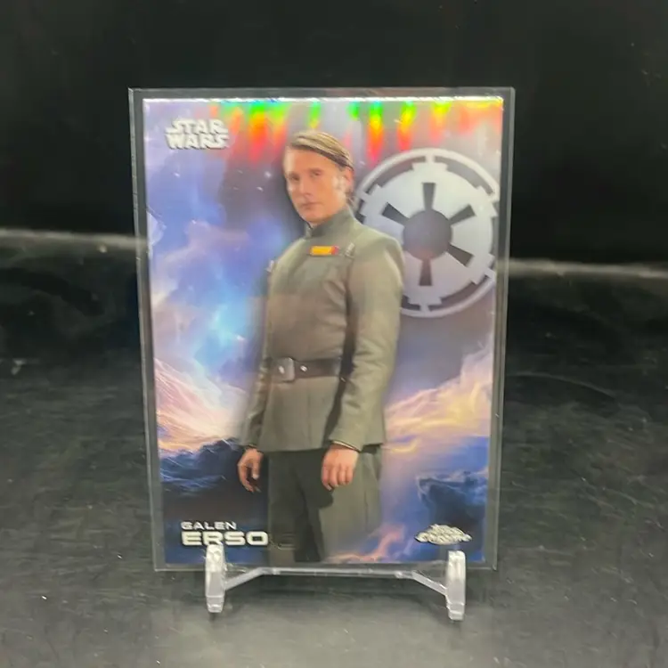 2025 Topps Chrome Star Wars Galen Eros Refractor