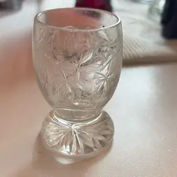 Etched Crystal Shot Glass