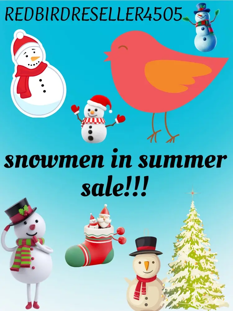 Snowmen In Summer Sale…Mostly!
