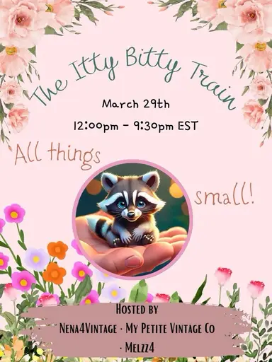 Itty Bitty Train With LizArt Finds