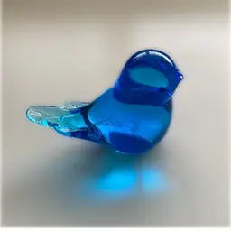 Small Bluebird of Happiness Signed