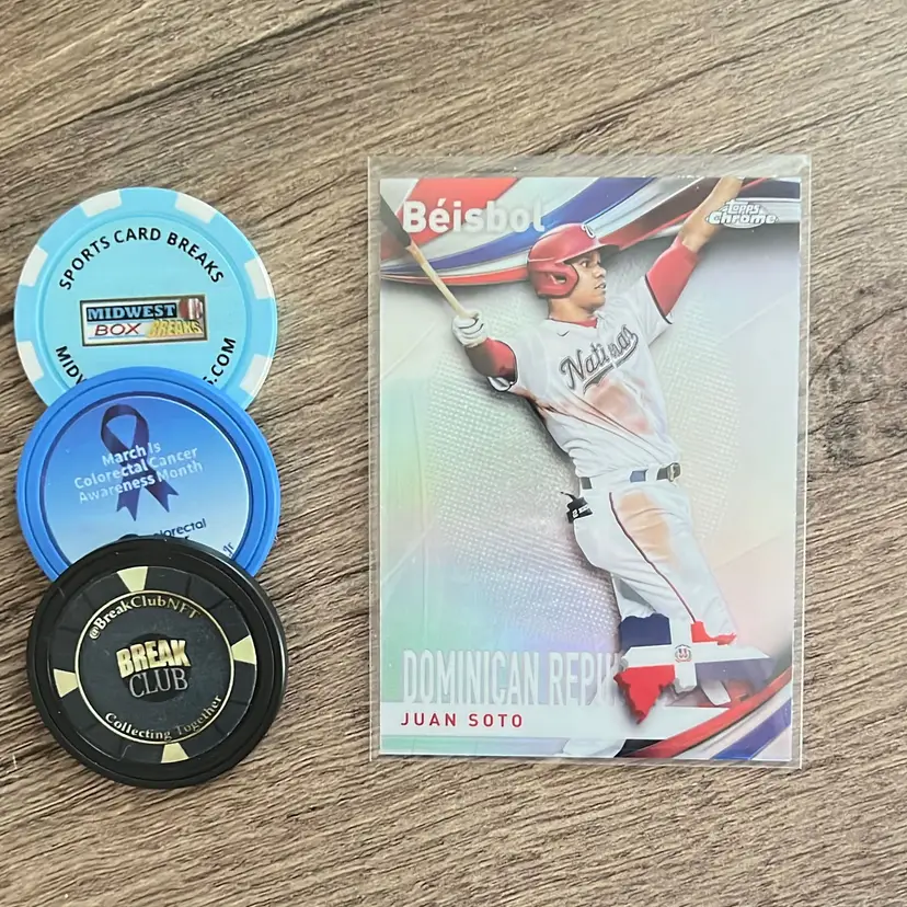 Juan Soto 2021 Topps Chrome Beisbol Refractor Washington Nationals