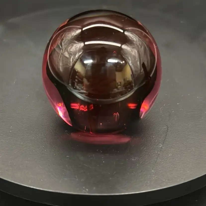 Art Glass Amethyst Paper Weight