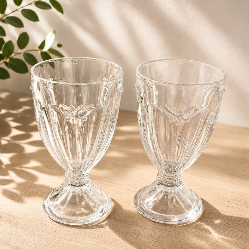 Lenox Crystal Butterfly Meadow Water Goblets