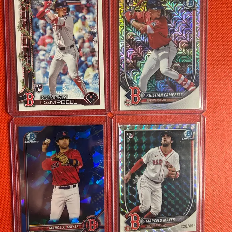 Mayer / Cambell Player Lot Boston Red Sox (#)