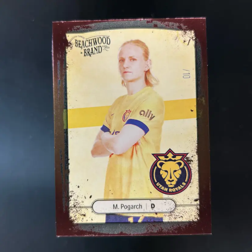 Madison Pogarch 2025 Beachwood Brand Copper Foil /10 Soccer Card
