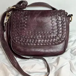 Madison West Burgundy Purse