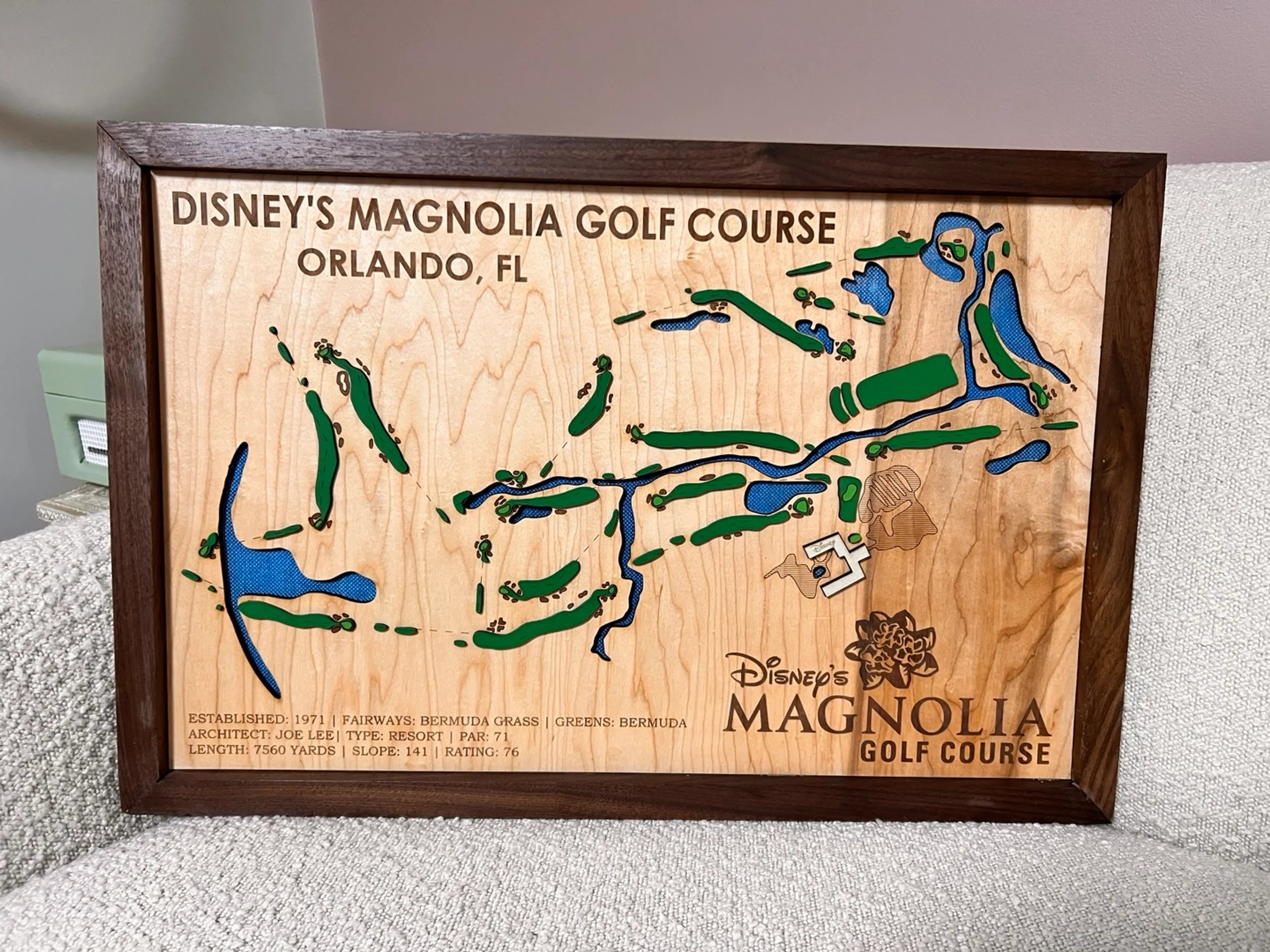 Custom Golf Course Laser Cut Sign