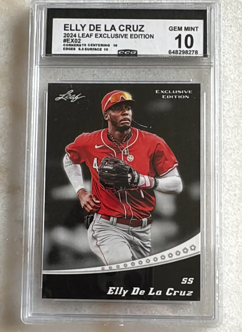 2024 Leaf Elly De La Cruz CGC 10 #Ex02