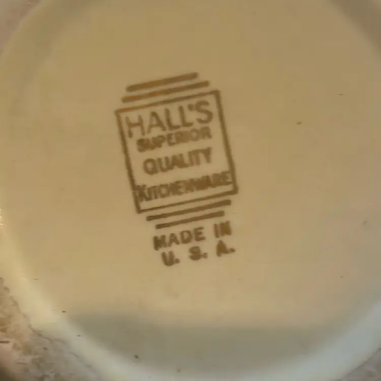 Vintage Halls Lidded Dish