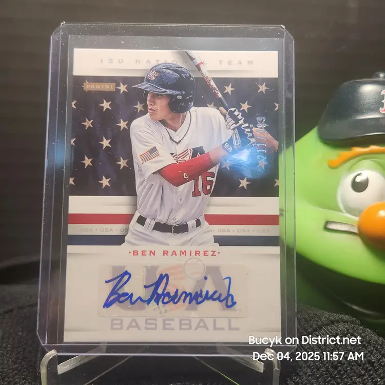 2013 Team USA Auto - Ben Ramirez Seattle Mariners 211/299
