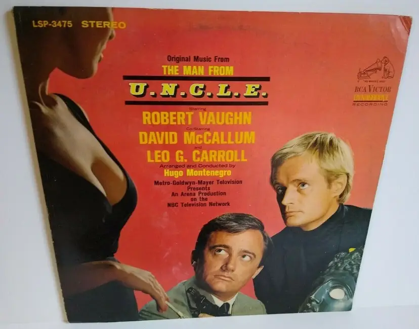 Hugo Montenegro Original Music From The Man From UNCLE Vinyl LP Record Album 65
