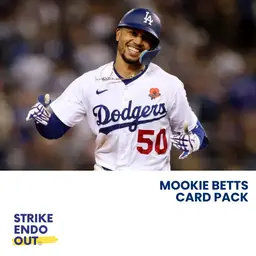 Mookie Betts (Los Angeles Dodgers) 15-Card Pack