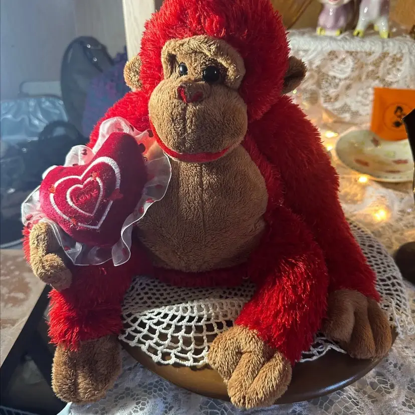 97. Sweetheart Red Monkey.  Great for your Valentine Sweetheart.