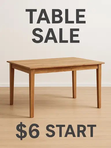 Pick One On The Table $6 Starts! + Some Awesome New Discounts