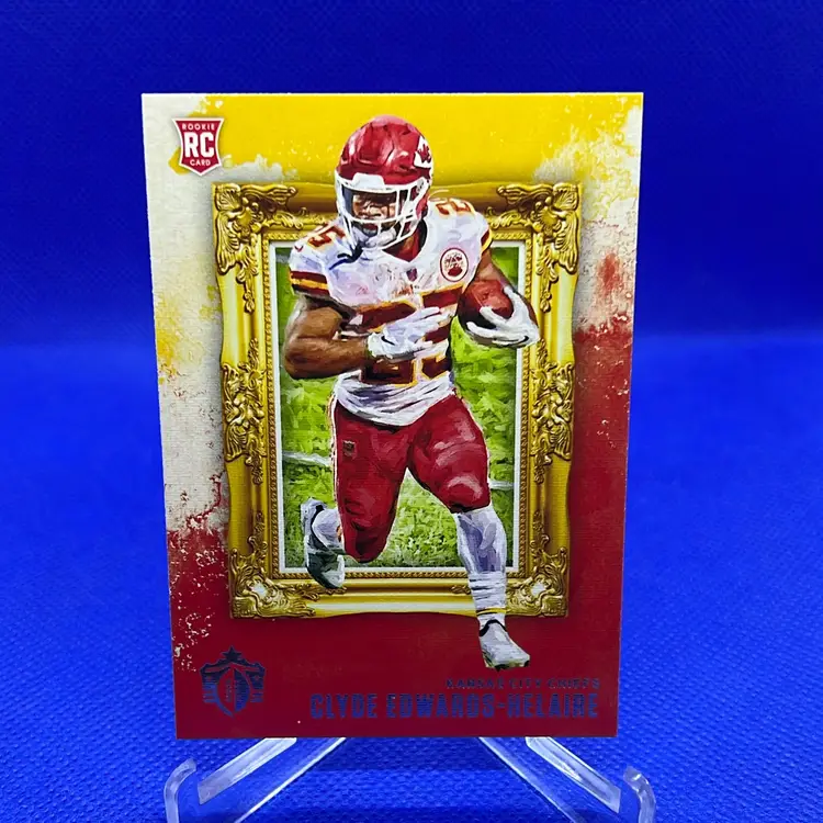 2020-21 Panini Chronicles Gridiron Kings Clyde Edwards-Helaire RC GK-8 Kansas City Chiefs