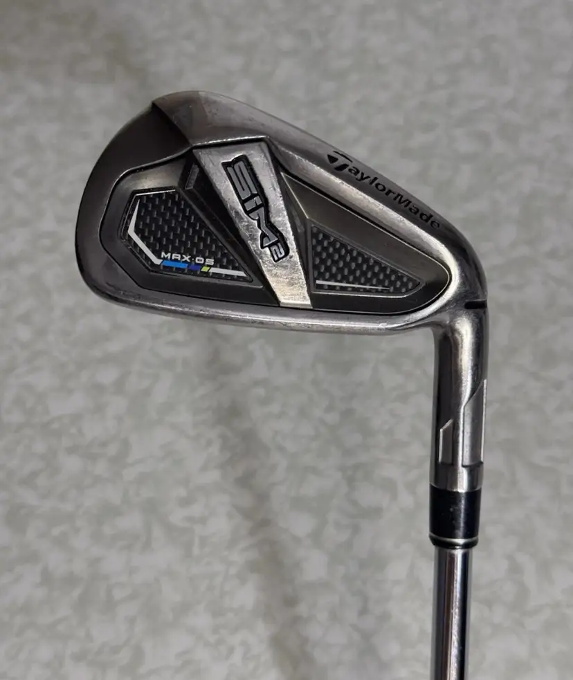 TaylorMade SIM2 MAX OS 6 Iron Regular Flex Steel KBS MAX MT 85 Shaft 37.5” RH