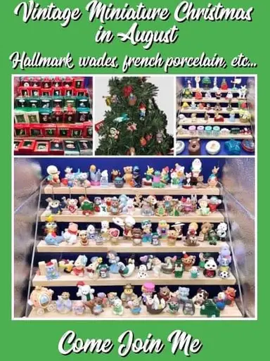 Miniature Vintage Christmas In August  On niknax.net￼