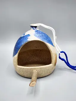 Art&Judy Morris Canada Studio Pottery Bird Feeder Decor 5 1/2"