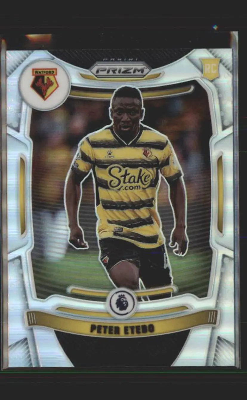 2021-22 Panini Prizm Premier League #267 Peter Etebo Prizms Silver - (138) - Watford