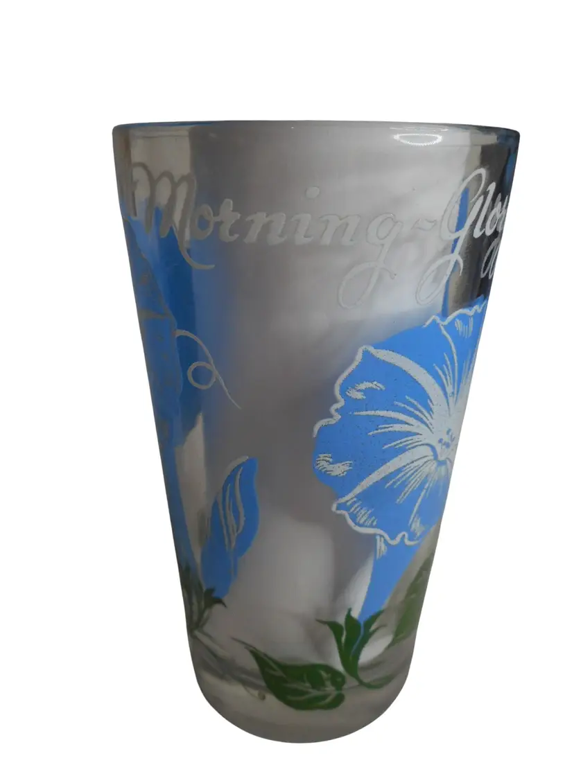 MCM Peanut Butter Drinking Juice Glass Boscul Tumbler Morning Glory Estate 5" #5