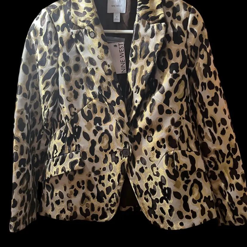 Nine West-Animal Print Blazer-NWT