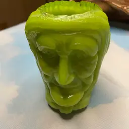 Antique Uranium glowing Toothpick Holder