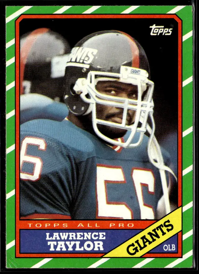 #33 Lawrence Taylor 1986 Topps #151 RC  *LIVE AUCTION*