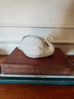 Ceramic Swan Planter
