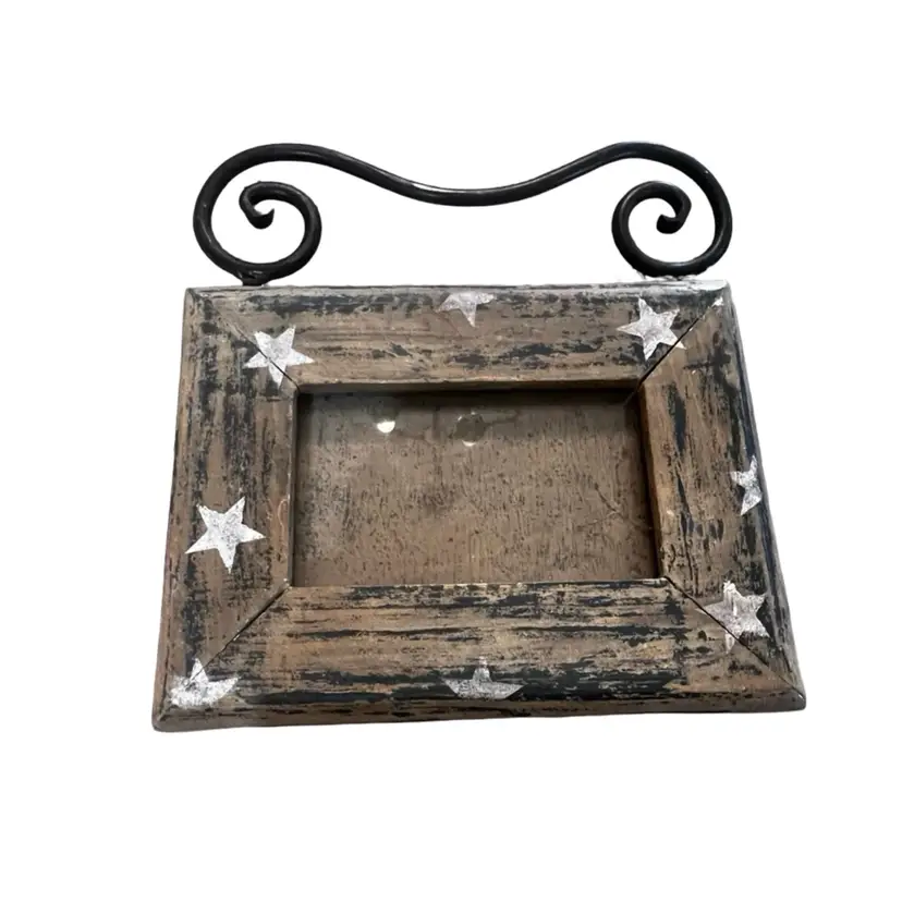 16 Vintage Up Cycled Hand-Painted By Me Patriotic Fourth Of July Wall Hanging 4 X 6 Picture Frame