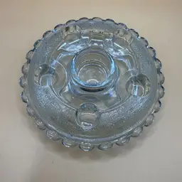 Fenton Six Candle Holder Glass Insert 3-3.25”