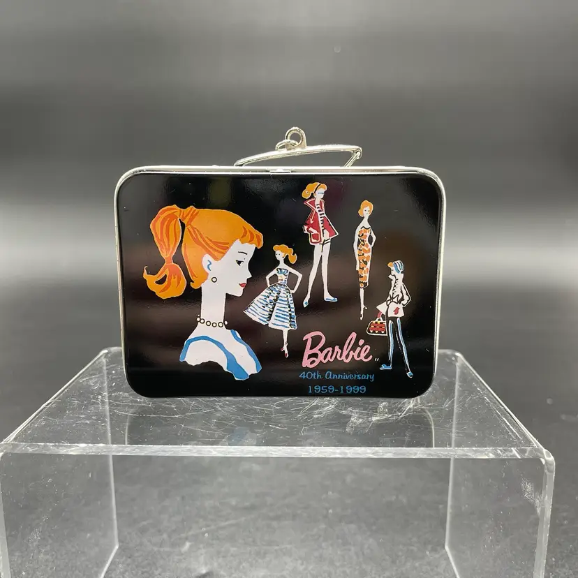 Hallmark Mattel Barbie 40th Anniversary Lunchbox Christmas Ornament VTG Holiday