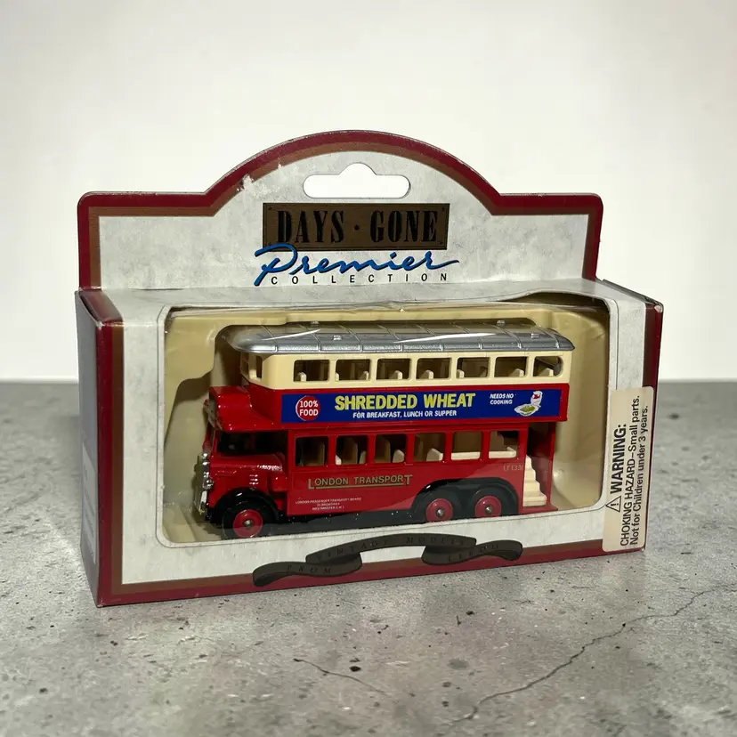 Days Gone Premier Collection Double Decker Bus Shredded Wheat England