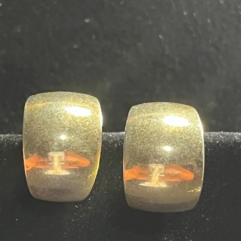 Earrings As Pictured Gold Toned