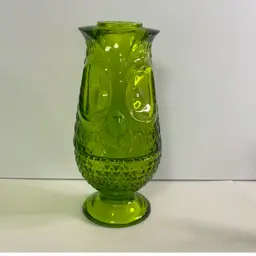 Viking Green Owl Fairy Lamp