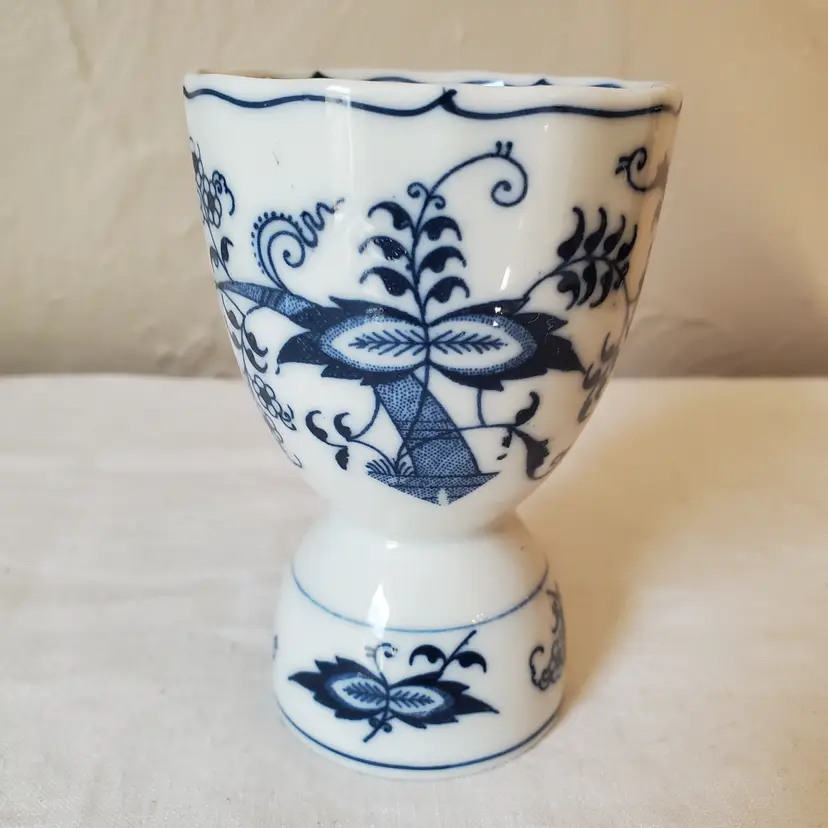 Blue Danube Onion Pattern Egg Cup