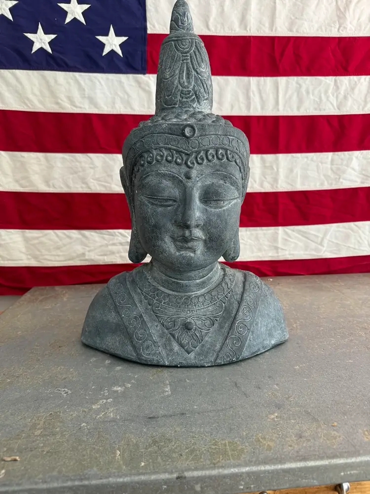 Large Tibetan Buddha Bust