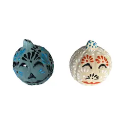 Item #707 Engobe Jack O Lander Small