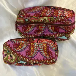 Vera Bradley Cosmetic Bag Set