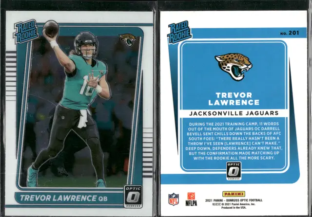 Trevor Lawrence Rookie Lot of 23 Football Cards Jacksonville Jaguars   CC8