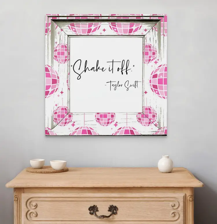 Shake It Off Disco Ball Framed  Wall Art-Taylor Swift 1989