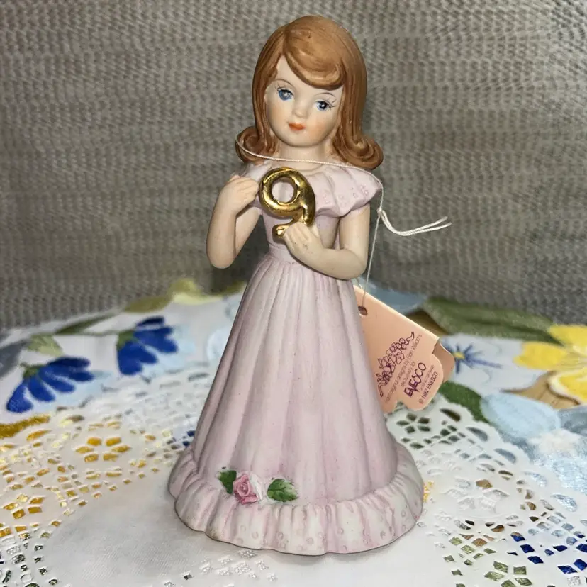 Vintage Enesco Growing Up Birthday Girls-9