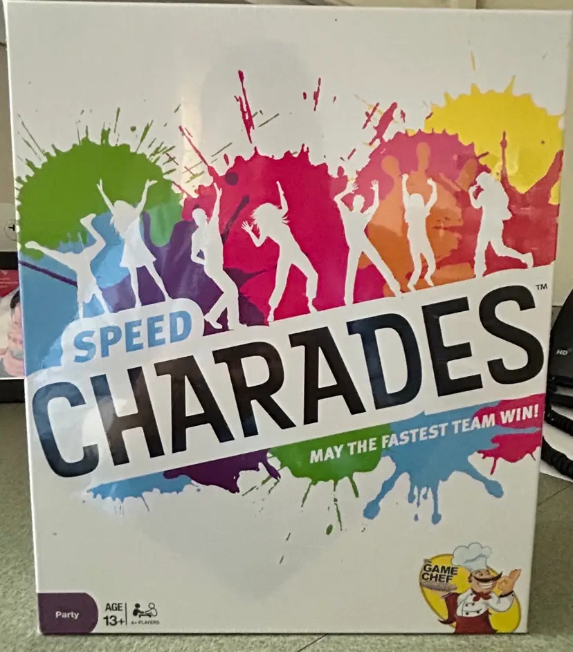 Speed Charades Fast Paced Family Party Game Board Age 13+ BRAND NEW SEALED