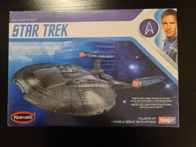 Enterprise NX-01 1:1000 model kit Star Trek polar lights round 2