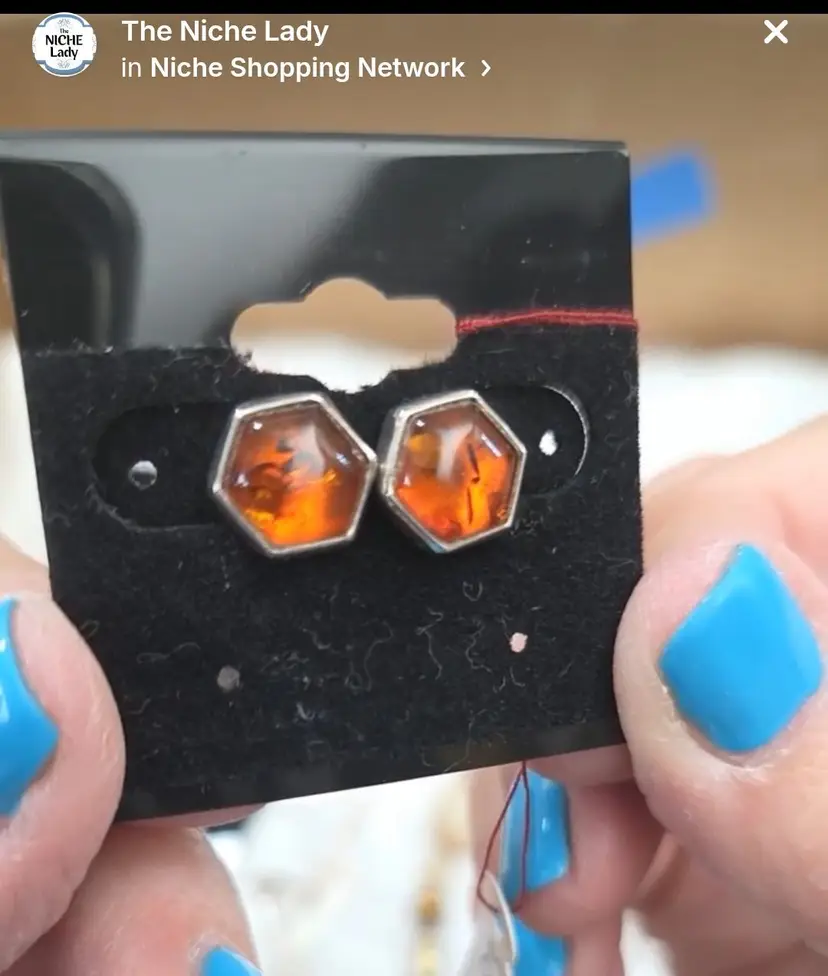 Amber Earrings