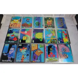 2025 Topps Chrome SpongeBob SquarePants 25th Anniversary Lot of 21