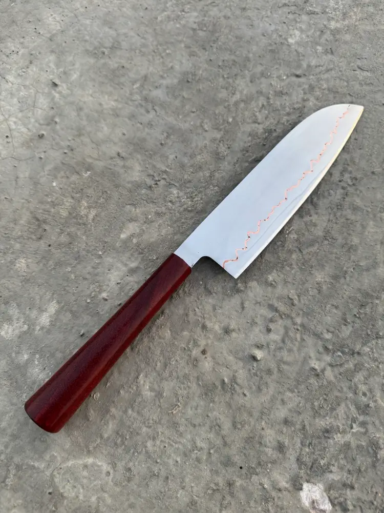 Custom Made Carbon Steel Chef Knife Japanese Cut