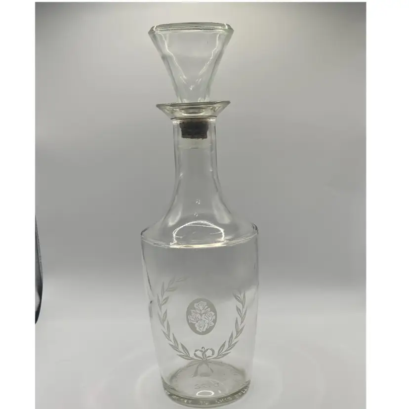 1960’s Four Roses Whiskey Decanter, 12”+/- Tall