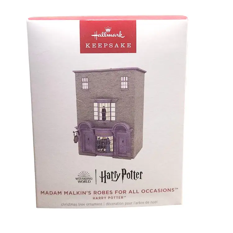 2024 Hallmark Harry Potter Madam Malkin's Robes Keepsake Ornament IOB QXI7281