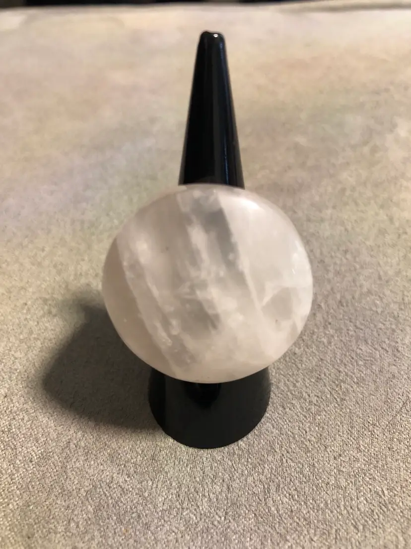 Large Statement Rose Quarts Size 7 Ring